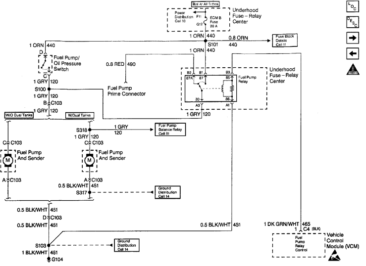 GM Fuel Pump Wiring Diagram Online Car Repair Manuals