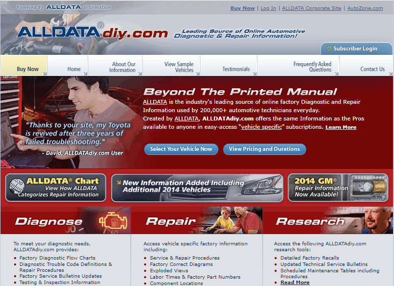 alldata auto repair manual