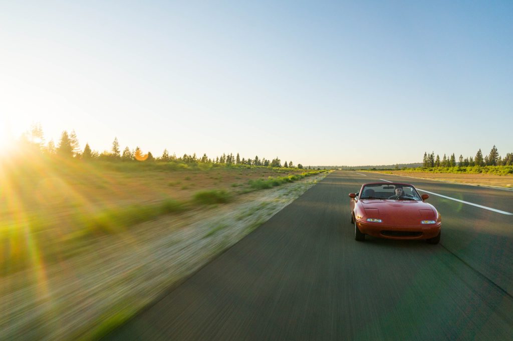 image of driving a car