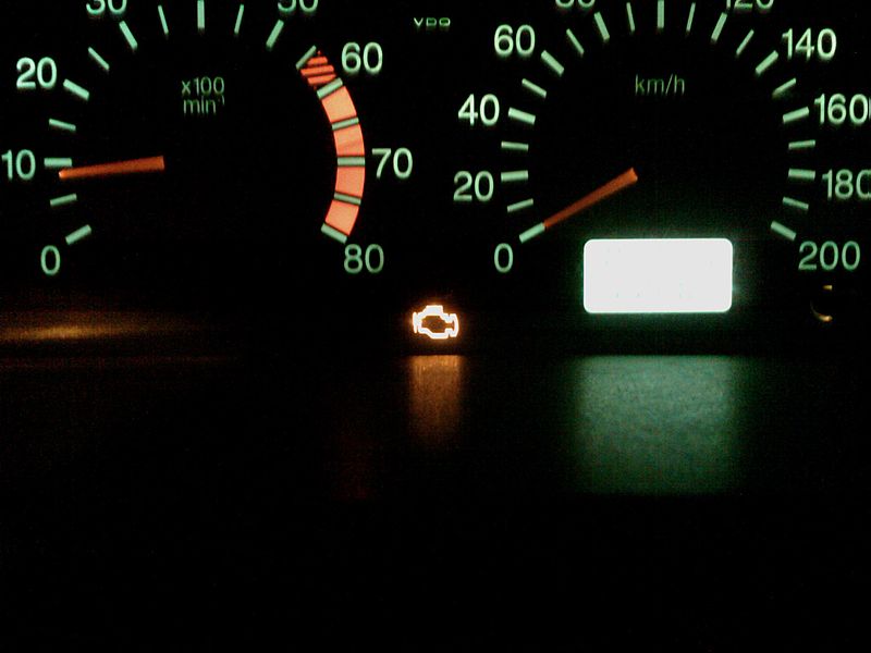 image of check engine light